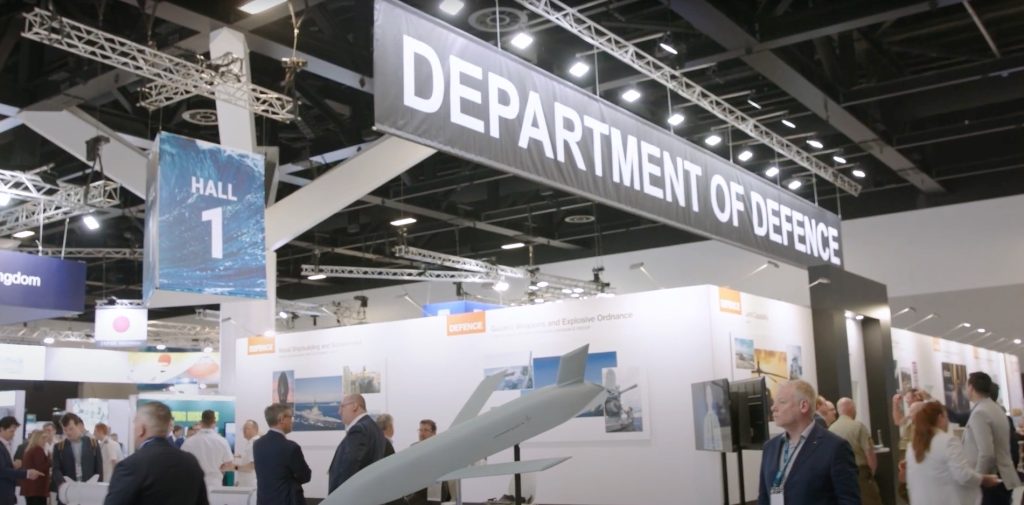 Australian Department of Defence at Indo Pacific Expo 2023.